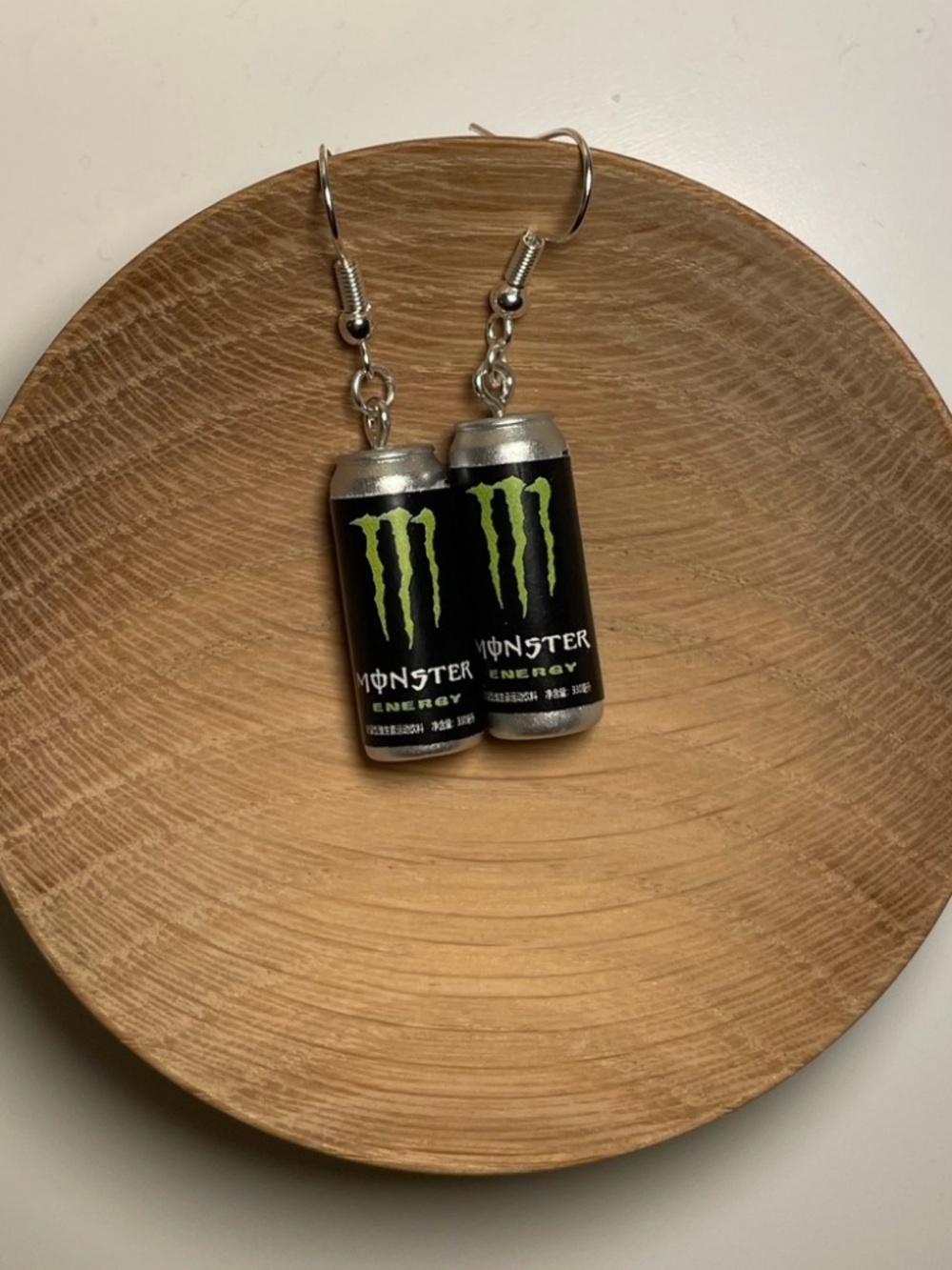 Energy Drink Can Dangle Earrings - Picture 2 of 3